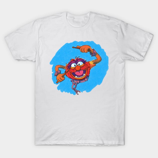 Drums! Drums! T-Shirt by jfeldmanart